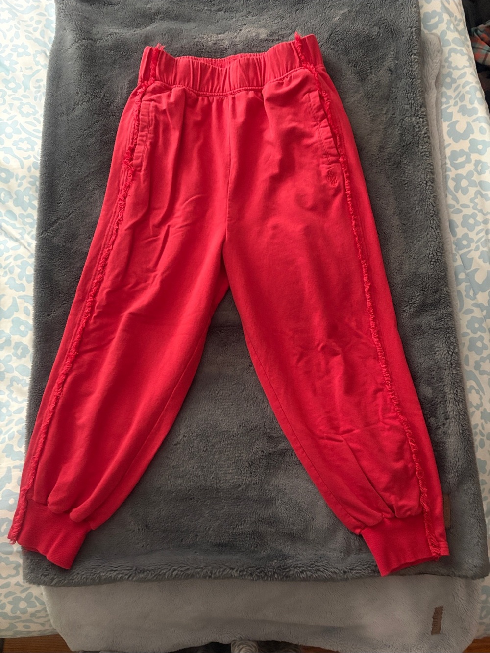 EUC FP Movement Harem Joggers Red Size M